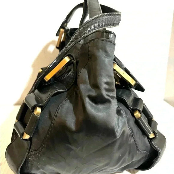 Jimmy Choo black nylon handle bag - Picture 6 of 11